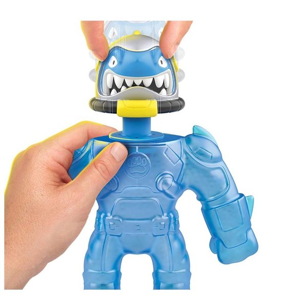 Heroes of Goo Jit Zu Galaxy Attack, Action Figure Pump Power - Air-Vac Thrash - Picture 1 of 3